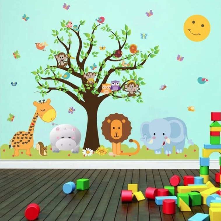 Αυτοκόλλητα τοίχου Ζωάκια